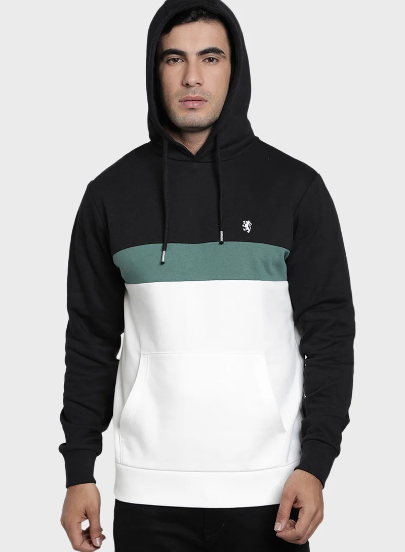 Red Tape Color Block Hoodie