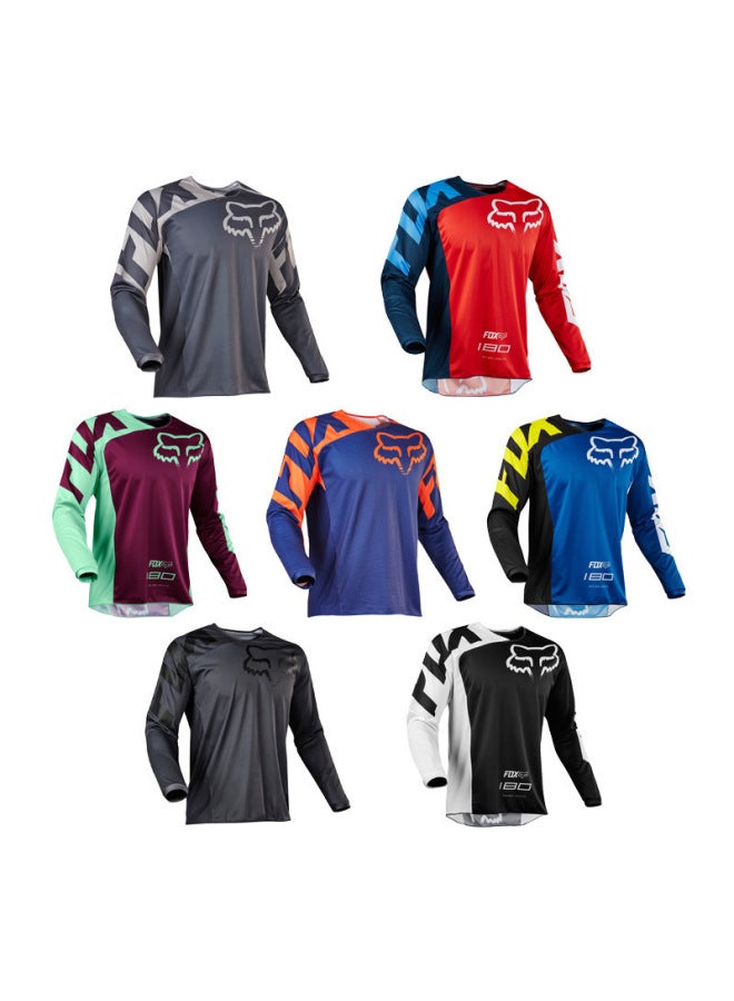 Mountain Bike Long-sleeved Riding Suit Motorcycle Riding Downhill Suit Breathable Quick-drying Winter Jacket Customization