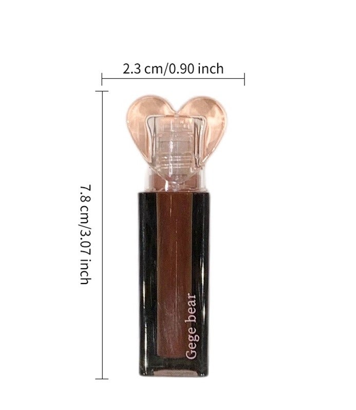 Gege bear Hydrating Lip Glaze Moisturizing Lip Gloss Long Lasting Lip Tint Lightweight Smooth Lip Makeup for Women 01 Lychee Cinerea - Image 5