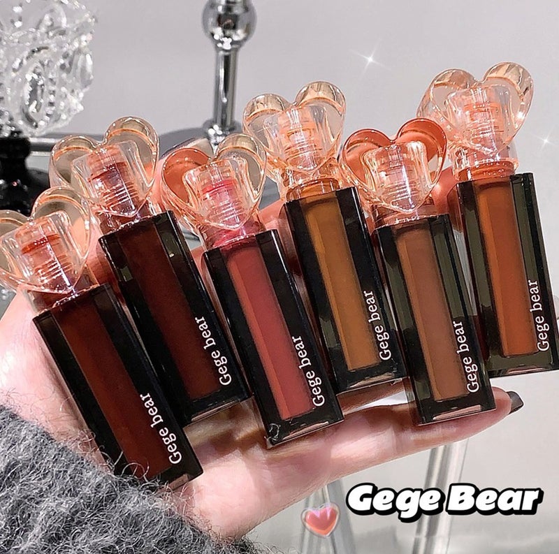 Gege bear Hydrating Lip Glaze Moisturizing Lip Gloss Long Lasting Lip Tint Lightweight Smooth Lip Makeup for Women 01 Lychee Cinerea - Image 4