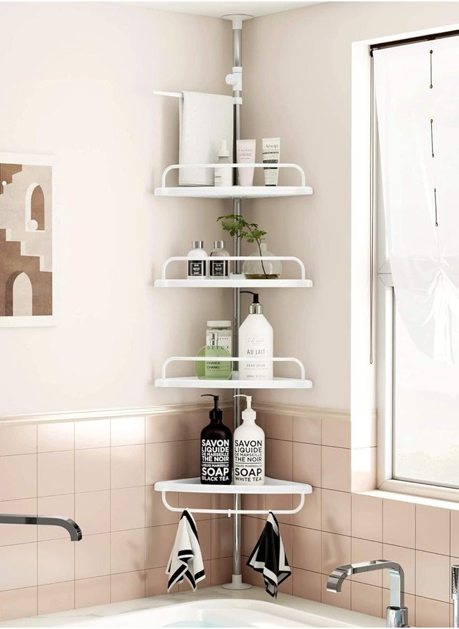 Taimi Multifunctional wall-mounted bathroom storage rack for bathroom corner consisting of 4 shelves  - Image 1