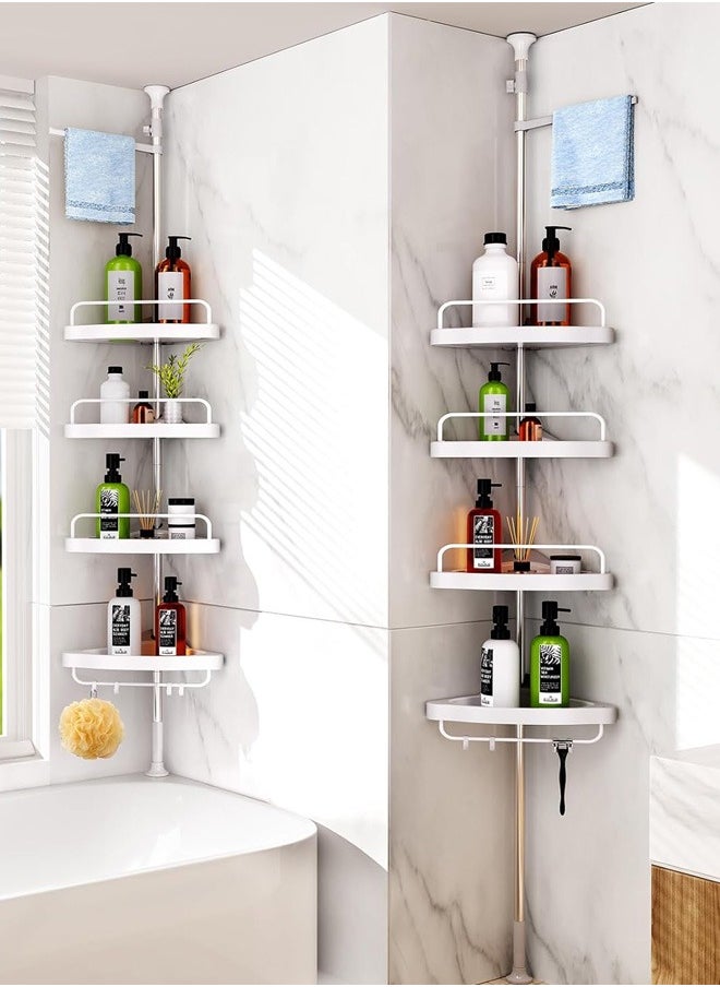 Taimi Multifunctional wall-mounted bathroom storage rack for bathroom corner consisting of 4 shelves  - Image 4