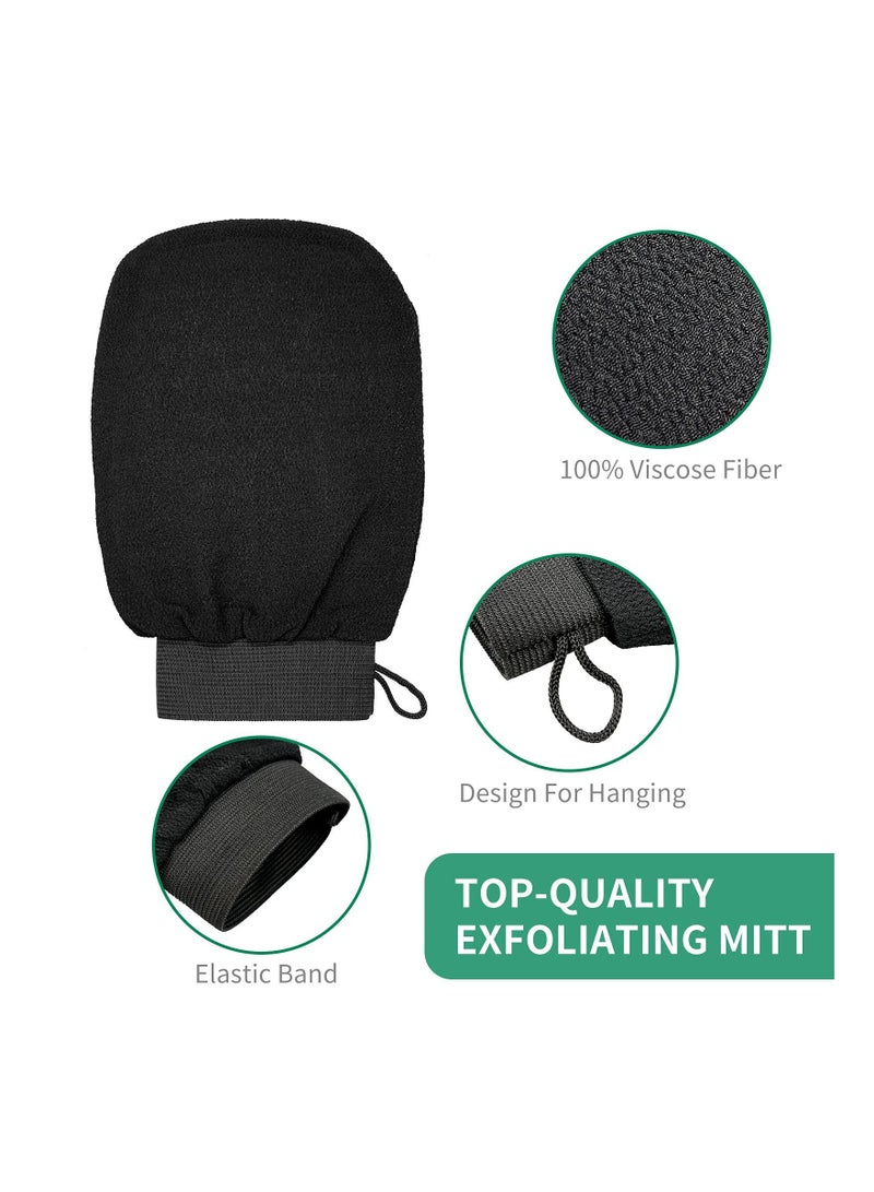 2 Piece Korean Exfoliating Body Glove For Cleaning The Skin Korean Loofah  - Image 4