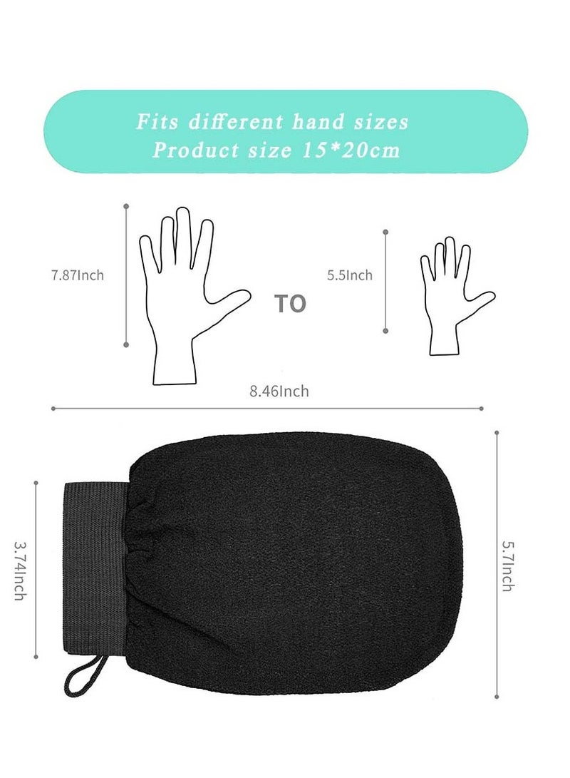 2 Piece Korean Exfoliating Body Glove For Cleaning The Skin Korean Loofah  - Image 2