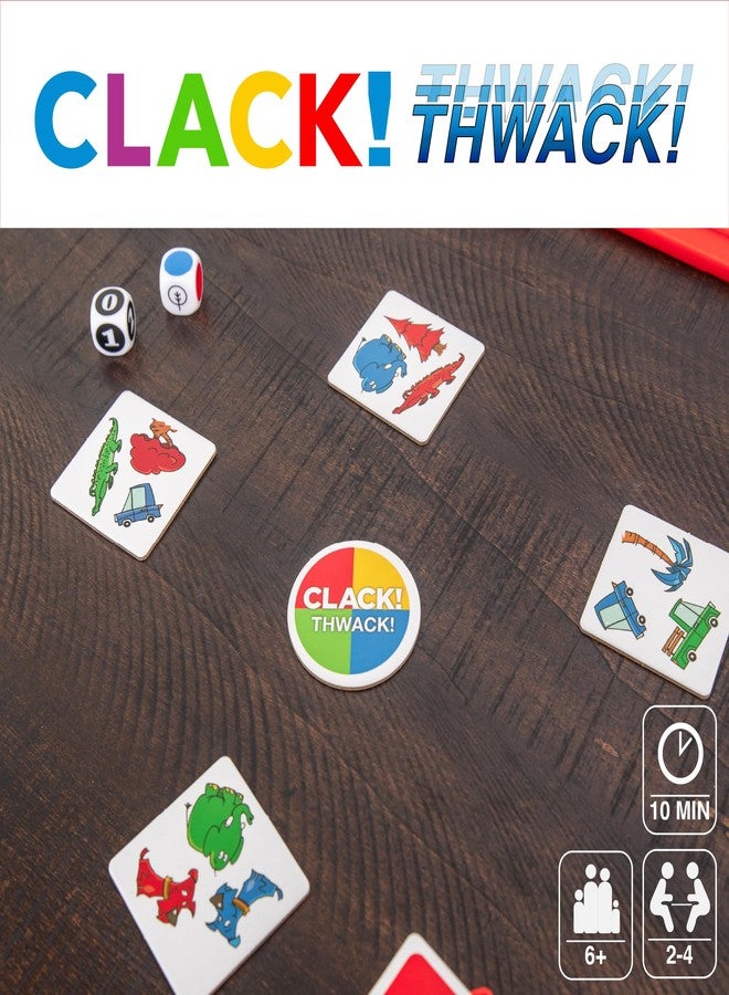 AMIGO Games CLACK! Thwack! The Grab-It-Fast Suction Cup Game! rolls the dice, find a match, and Thwack! Ideal for Families or Kids ages 6+ - Image 5