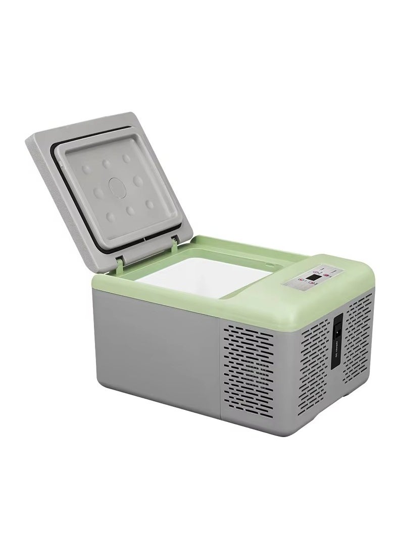 Generic 9 Liter Portable Car Refrigerator - 12/24V DC and Domestic, -20°C Freezing Capacity, 9L Car Refrigerator with LCD Panel, Battery Protection and Energy Saving Mode  - Image 3