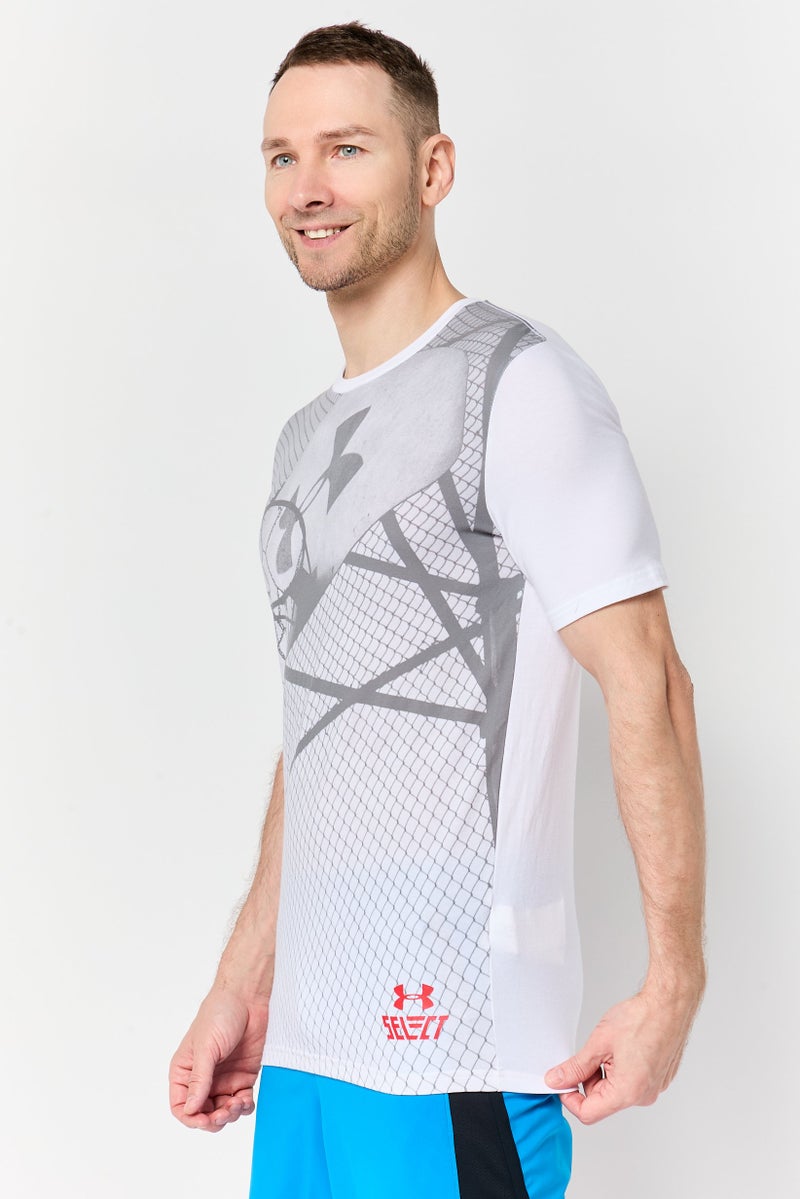 UNDER ARMOUR Men Loose Fit Short Sleeve Heatgear Outdoor T-Shirt, Multicolor - Image 3