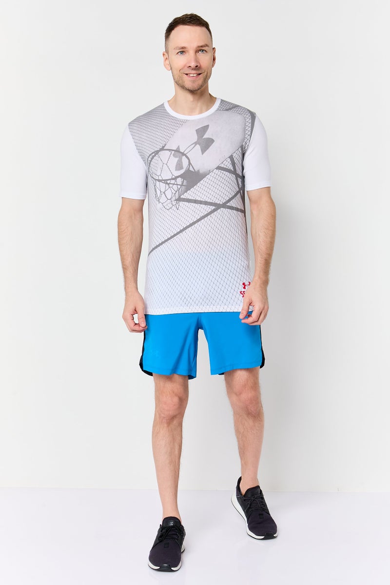 UNDER ARMOUR Men Loose Fit Short Sleeve Heatgear Outdoor T-Shirt, Multicolor - Image 2