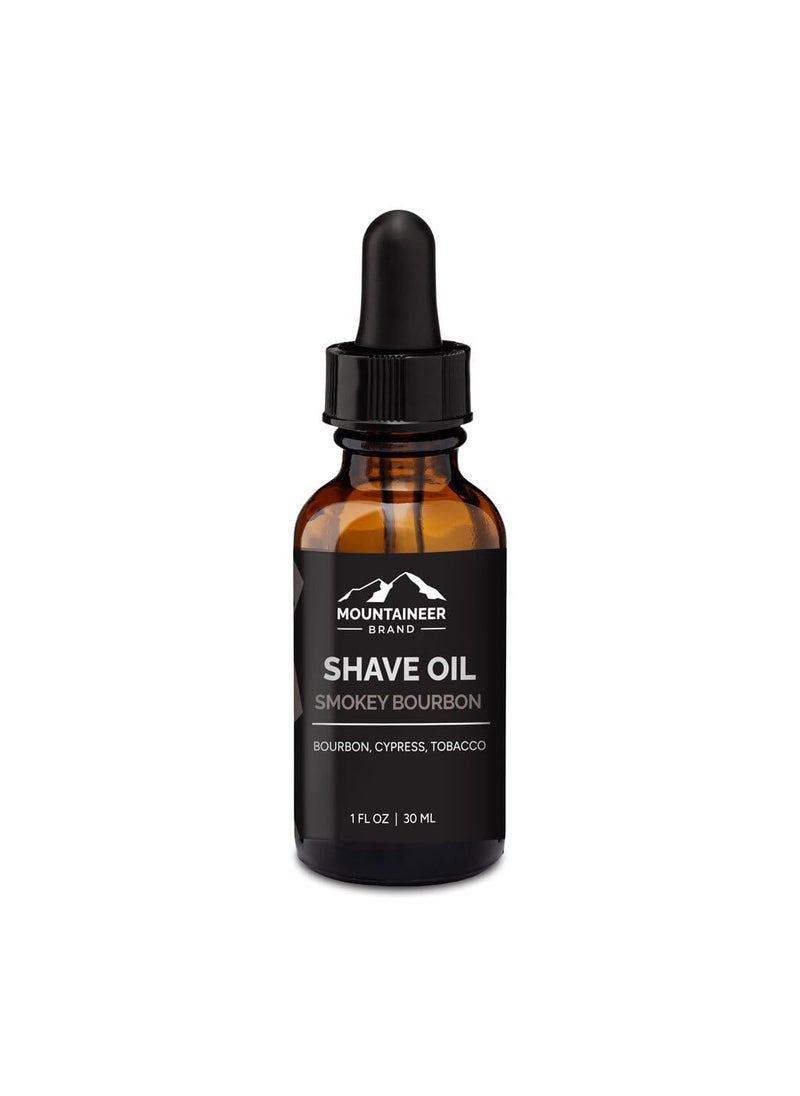mountaineer brand Mountaineer Brand PreShave Oil  Reduce Nicks and Irritation for Close Shaving  Smokey Bourbon Scent 2oz 