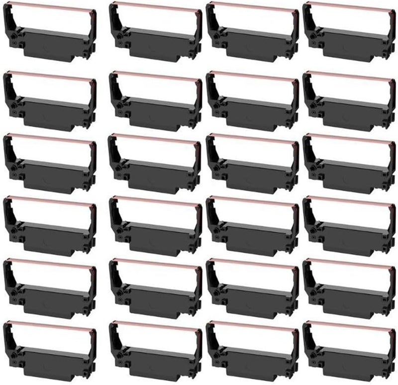 24 حزمة شريط طابعة أسود متوافق مع TM U220 U230 U210 U370 U300C NK506 ERC30 ERC34 ERC38 - Image 1