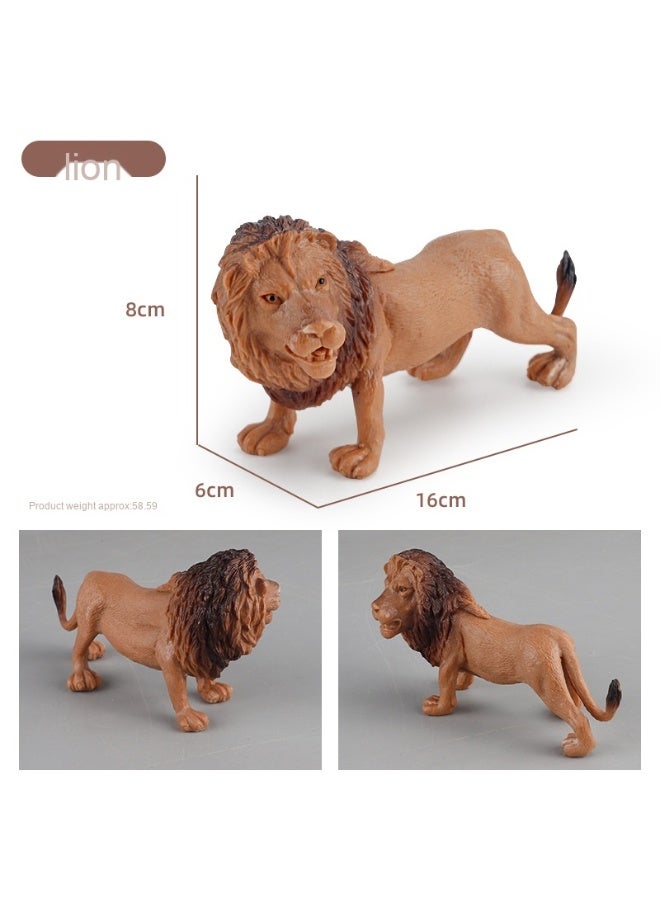 NIBEMINENT New Cross-Border Educational Simulation Forest Wild Animal Model Toys