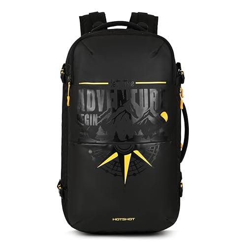 HOT SHOT BAG_OVERNIGHTER_0529|LAPTOP BACKPACK|OFFICE & COLLEGE BAG|HIKING TREKKING,TRAVEL BAG|Rain cover|SUITCASE COMPARTMENT|WATER RESISTANT |EXPANDABLE|BAG FOR MEN|60 L LAPTOP BAG FOR MEN AND WOMEN - Image 4