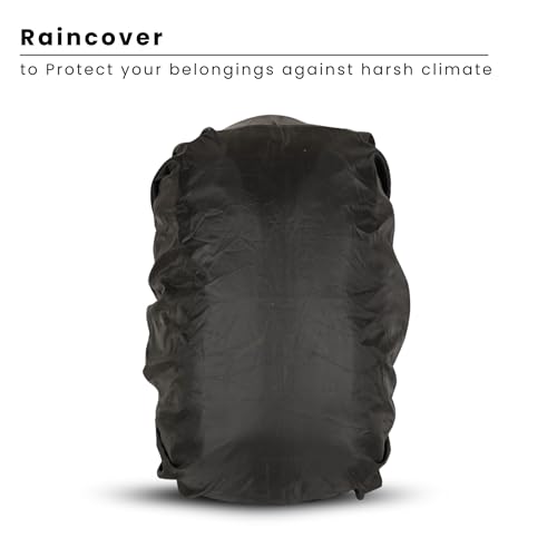 HOT SHOT BAG_OVERNIGHTER_0529|LAPTOP BACKPACK|OFFICE & COLLEGE BAG|HIKING TREKKING,TRAVEL BAG|Rain cover|SUITCASE COMPARTMENT|WATER RESISTANT |EXPANDABLE|BAG FOR MEN|60 L LAPTOP BAG FOR MEN AND WOMEN - Image 5