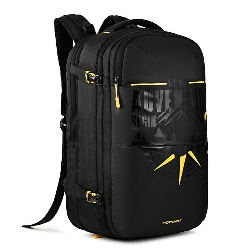 HOT SHOT BAG_OVERNIGHTER_0529|LAPTOP BACKPACK|OFFICE & COLLEGE BAG|HIKING TREKKING,TRAVEL BAG|Rain cover|SUITCASE COMPARTMENT|WATER RESISTANT |EXPANDABLE|BAG FOR MEN|60 L LAPTOP BAG FOR MEN AND WOMEN - Image 1