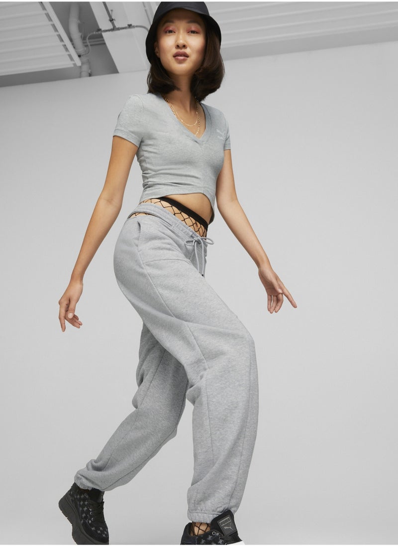 بوما تيشيرت Classics Cropped Slim للنساء  - Image 5