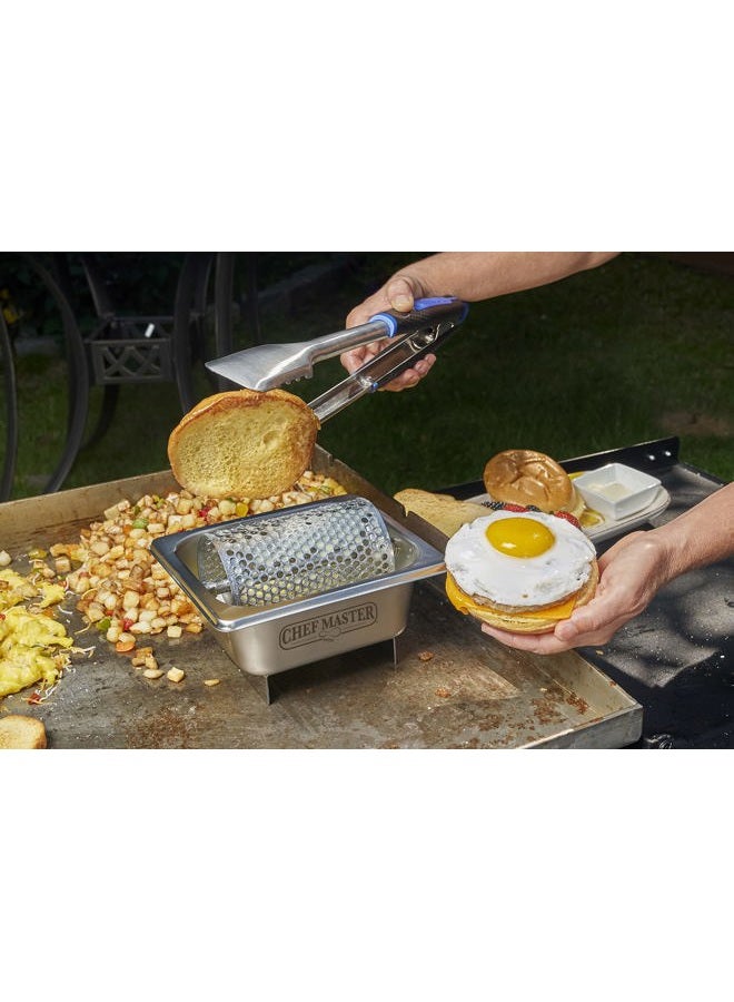 Chef-Master Stainless Steel Butter Spreader Wheel | Spreads Butter Evenly |, Model 90244 | Holds 3 Sticks of Butter | Reduces Waste and Mess - Image 2