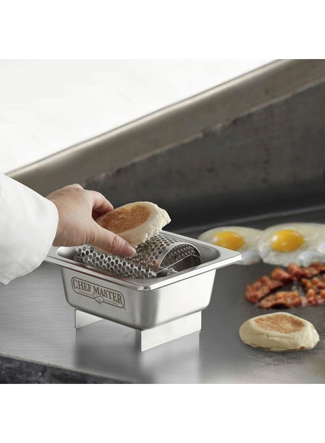 Chef-Master Stainless Steel Butter Spreader Wheel | Spreads Butter Evenly |, Model 90244 | Holds 3 Sticks of Butter | Reduces Waste and Mess - Image 3