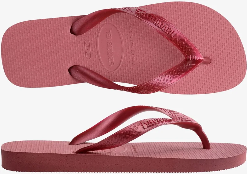 هافاياناس Top Tiras Senses Women's Pink Flip Flops 4149375-5190