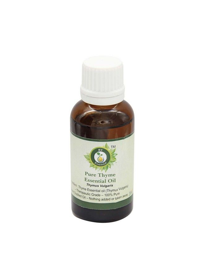 r v essential Thymus Vulgaris Pure Thyme Essential Oil 10Ml  - Image 1