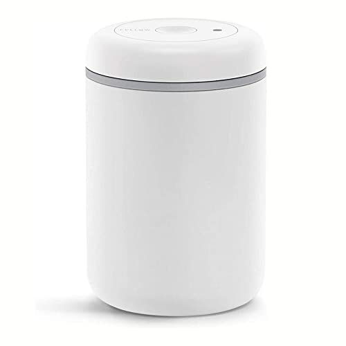 Fellow Atmos Vacuum Canister for Coffee & Food Storage - Airtight Sealed Container, Matte White, Large Coffee Bean Storage, 1.2 Litre Jar - Image 1