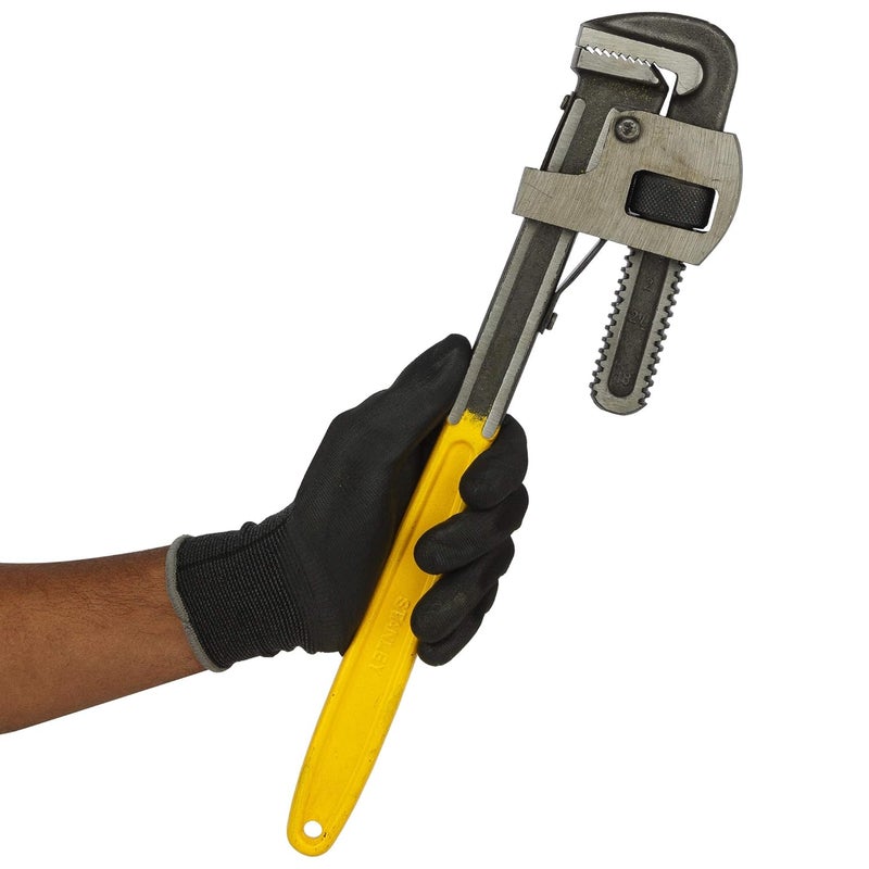 STANLEY 71644 18450mm Stilson Type Pipe Wrench Yellow Black - Image 4