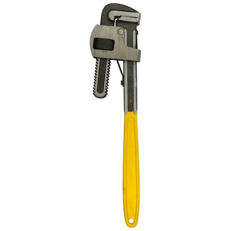 STANLEY 71644 18450mm Stilson Type Pipe Wrench Yellow Black - Image 1
