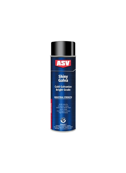 ASV Shiny Galva Cold Galvanizing Coating With Brilliant Shiny Finish to That Of Hot Dip Galvanizing 500ml