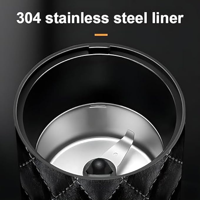 rayihni Portable Mini Electric Spice Coffee Grinder Mill Stainless Steel Blade Machine  3 Grind Settings PushToGrind Button Detachable Cup Dishwasher Safe Compact Coffee  Spice Grinder - Image 4