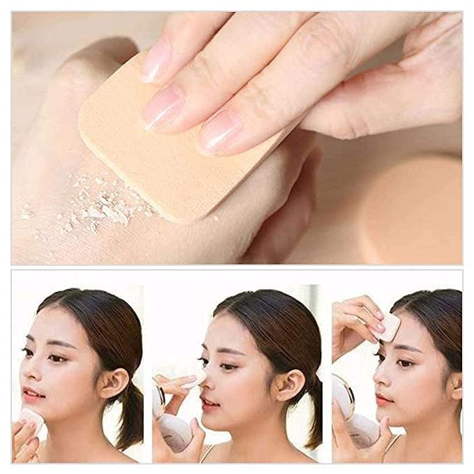 Tandem Squared And Different Shape Make Up Sponge Beauty Blender Puff Color May Vary Set of 6 - Image 3