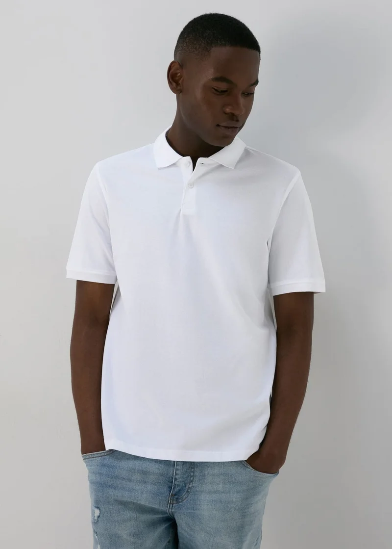 Matalan White Essential Polo Shirt