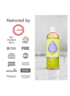 puracy Puracy Baby Shampoo & Body Wash for Children - Pure Ingredients with 12 Fruit & Vegetable Extracts for Silky Smooth Skin, Gentle Lavender Chamomile Aroma, Baby Shampoo, Baby Body Wash 12 Oz (2-Pk)  - Image 2