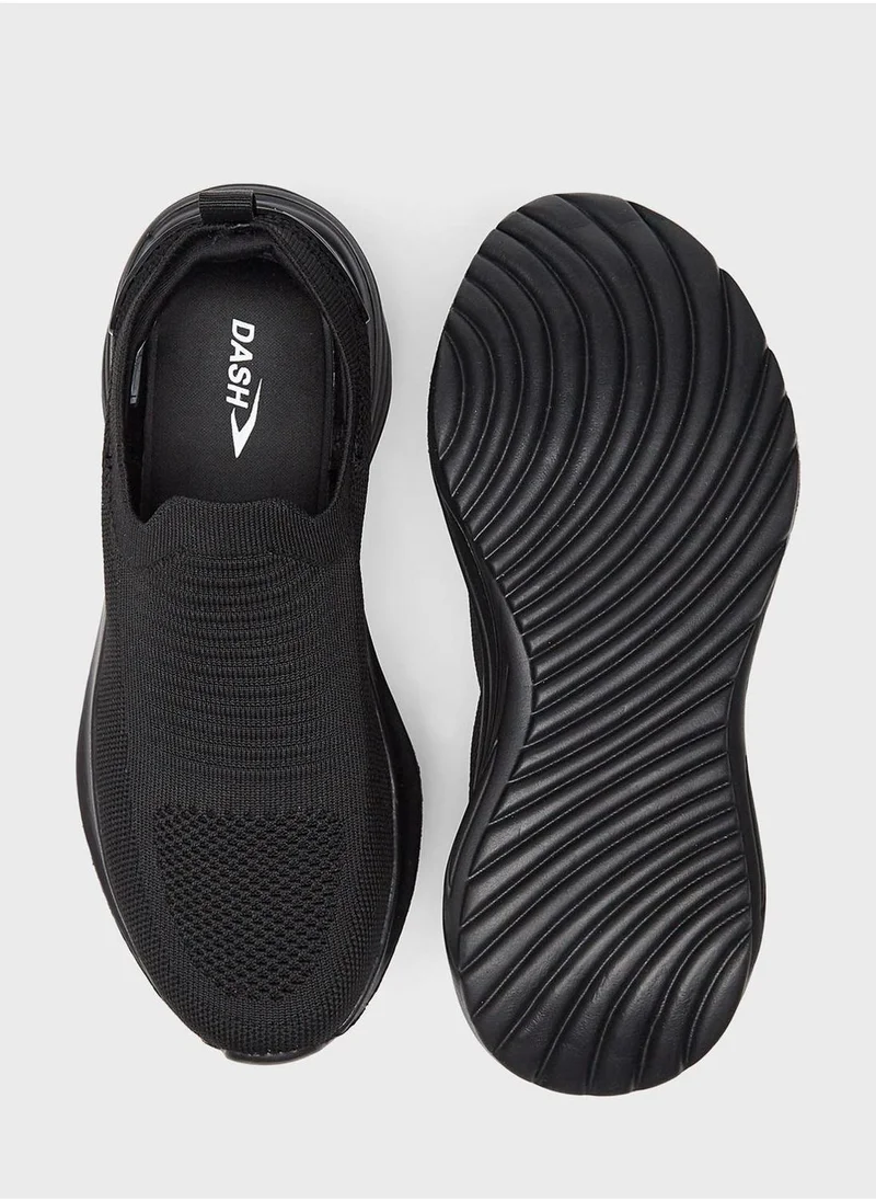 داش Close Toe Flat Slip Ons