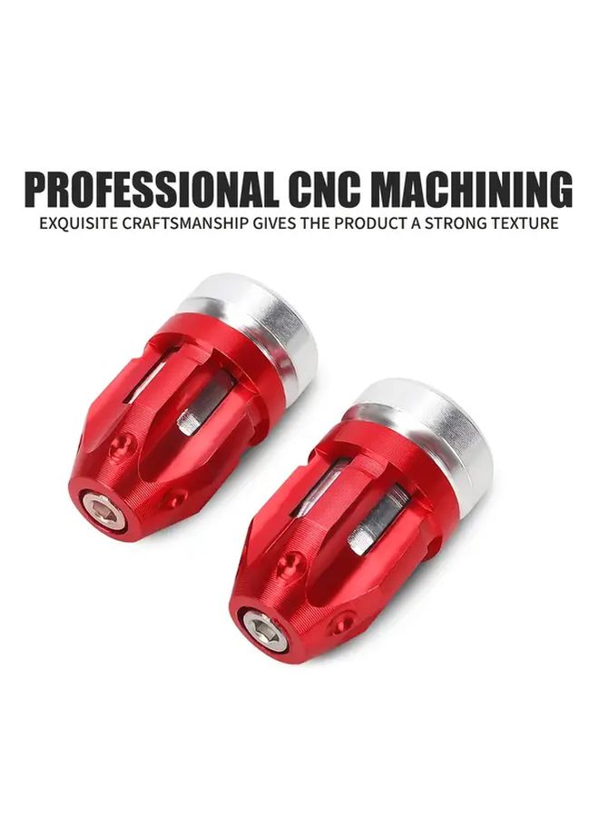 2pcs Red Aluminum Alloy Tire Valve Stem Caps Universal for Car Motorcycle Bicycle - Image 4