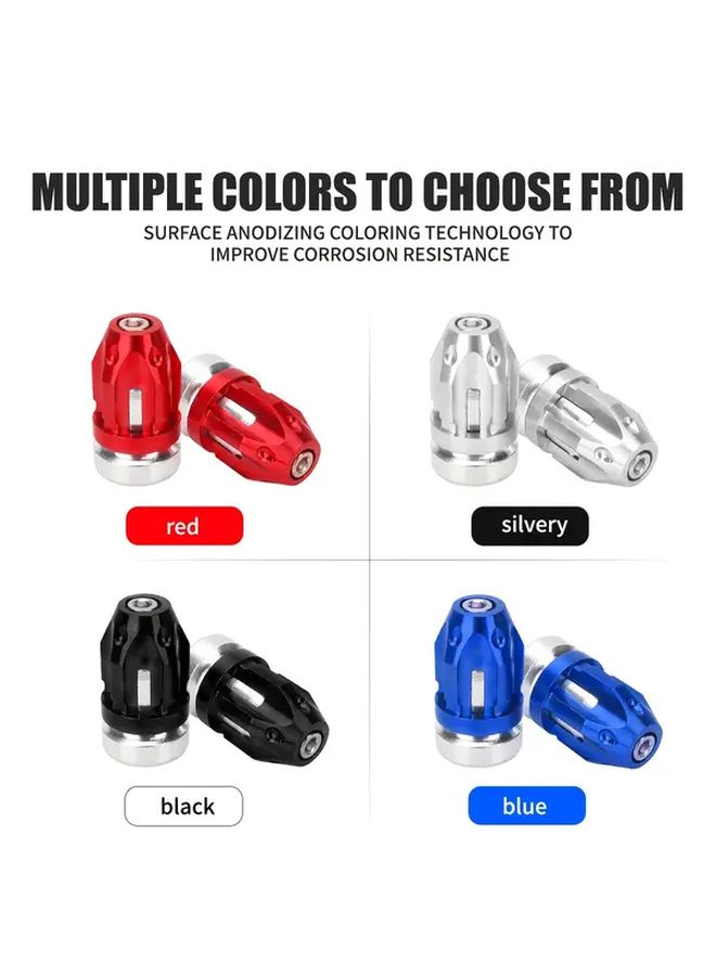 2pcs Red Aluminum Alloy Tire Valve Stem Caps Universal for Car Motorcycle Bicycle - Image 3