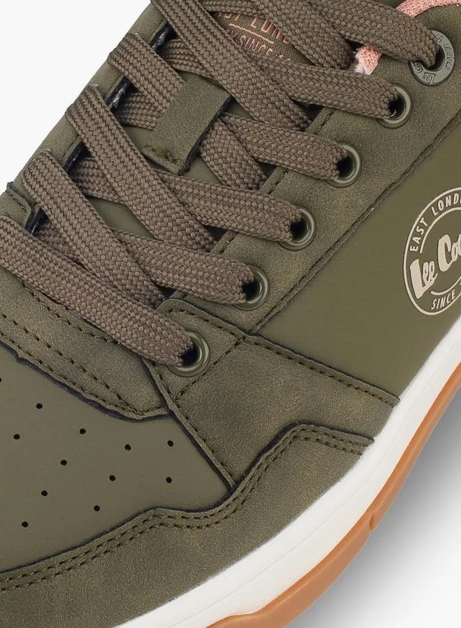 Lee Cooper KHAKI Women Lace-Up Ankle Sneakers for Women | Best Price UAE