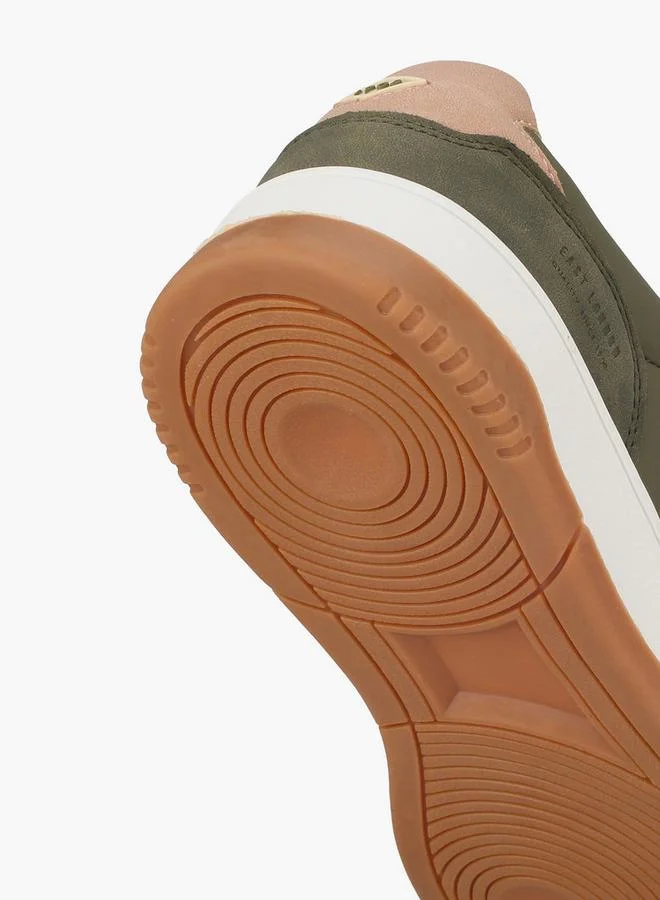 Lee Cooper KHAKI Women Lace-Up Ankle Sneakers for Women | Best Price UAE