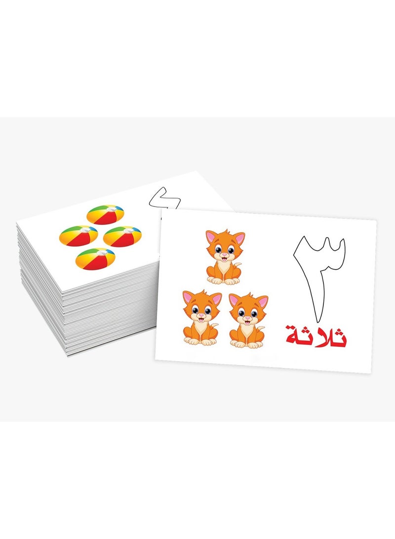 Series Of Educational Cards With Numbers - Image 3