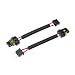 ACROPIX 2 Pcs H7 Male to 9005 9006 Female Extension Wire Harness Headlight Fog Lamp Bulb Socket Adapter Pigtail Universal for Car Truck Durable Plastic Black Car Parts - Image 2