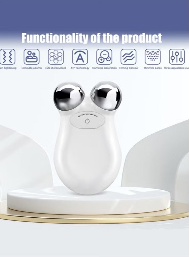 Loquat Microcurrent Face Device Roller Rechargeable USB Mini Facial Massager - Image 3