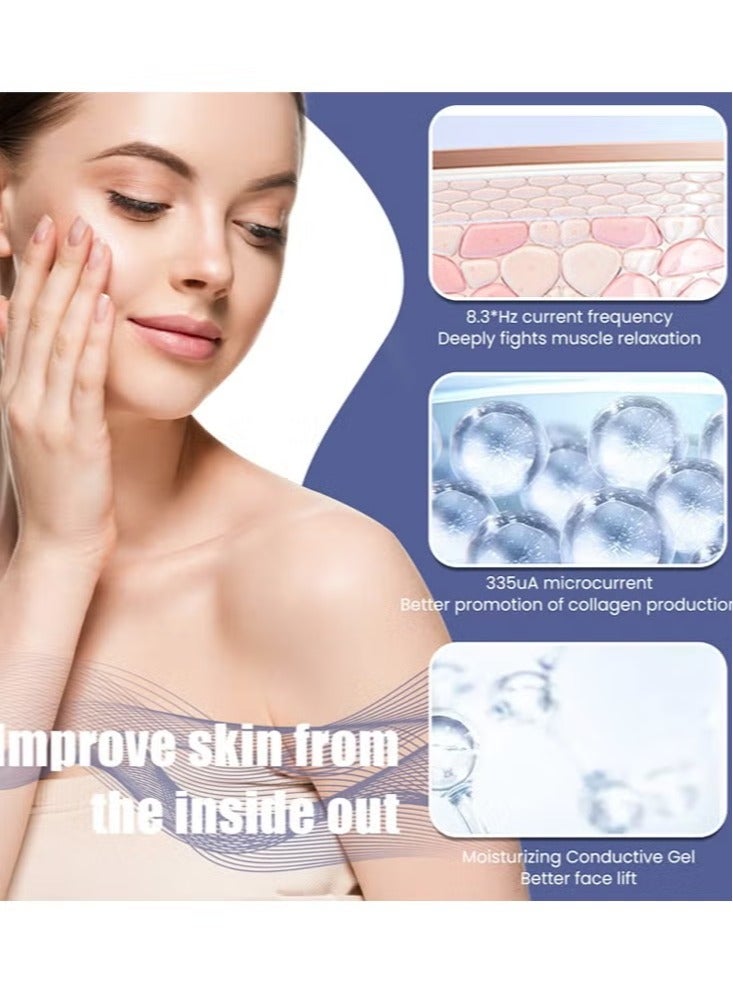 Loquat Microcurrent Face Device Roller Rechargeable USB Mini Facial Massager - Image 4