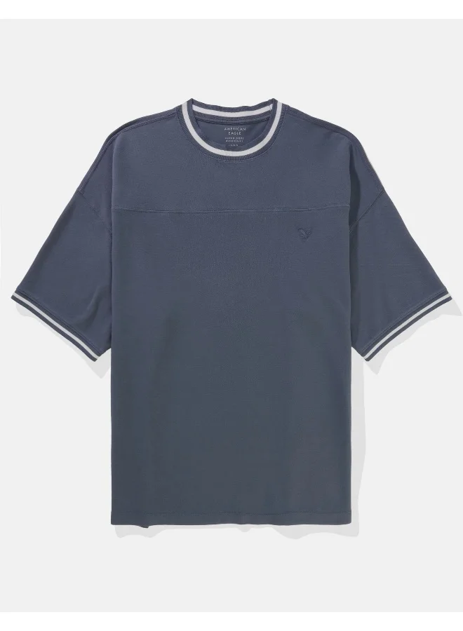 امريكان ايجل AE Oversized Ringer Pique T-Shirt