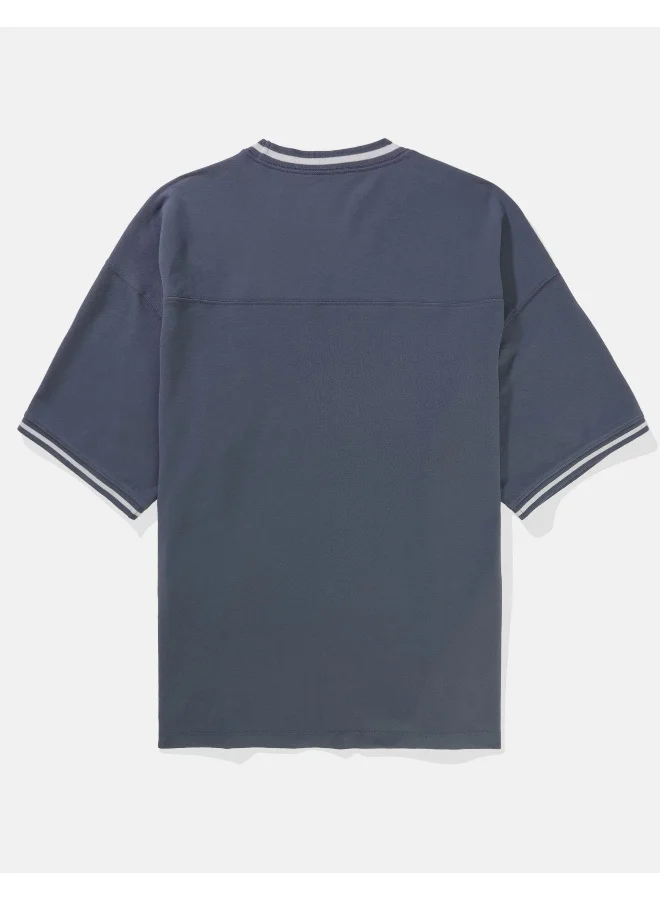 امريكان ايجل AE Oversized Ringer Pique T-Shirt