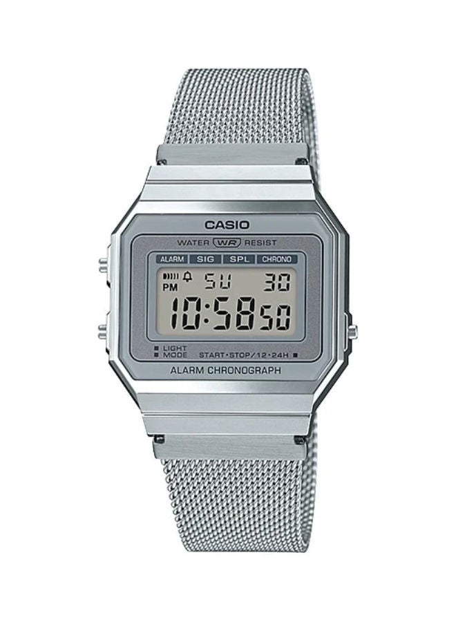 CASIO Stainless Steel Digital Wrist Watch A700WM-7ADF - Image 1