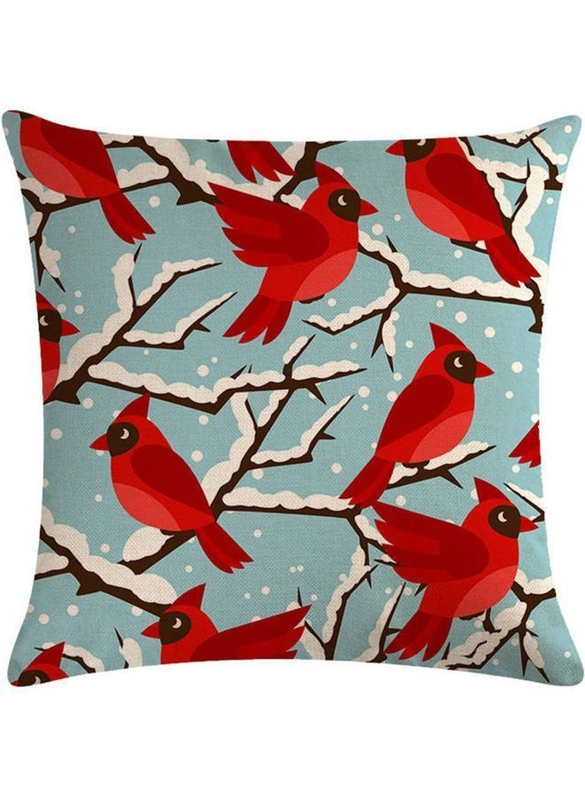 NIBEMINENT Magpie Cotton Cushion Cover Multicolour