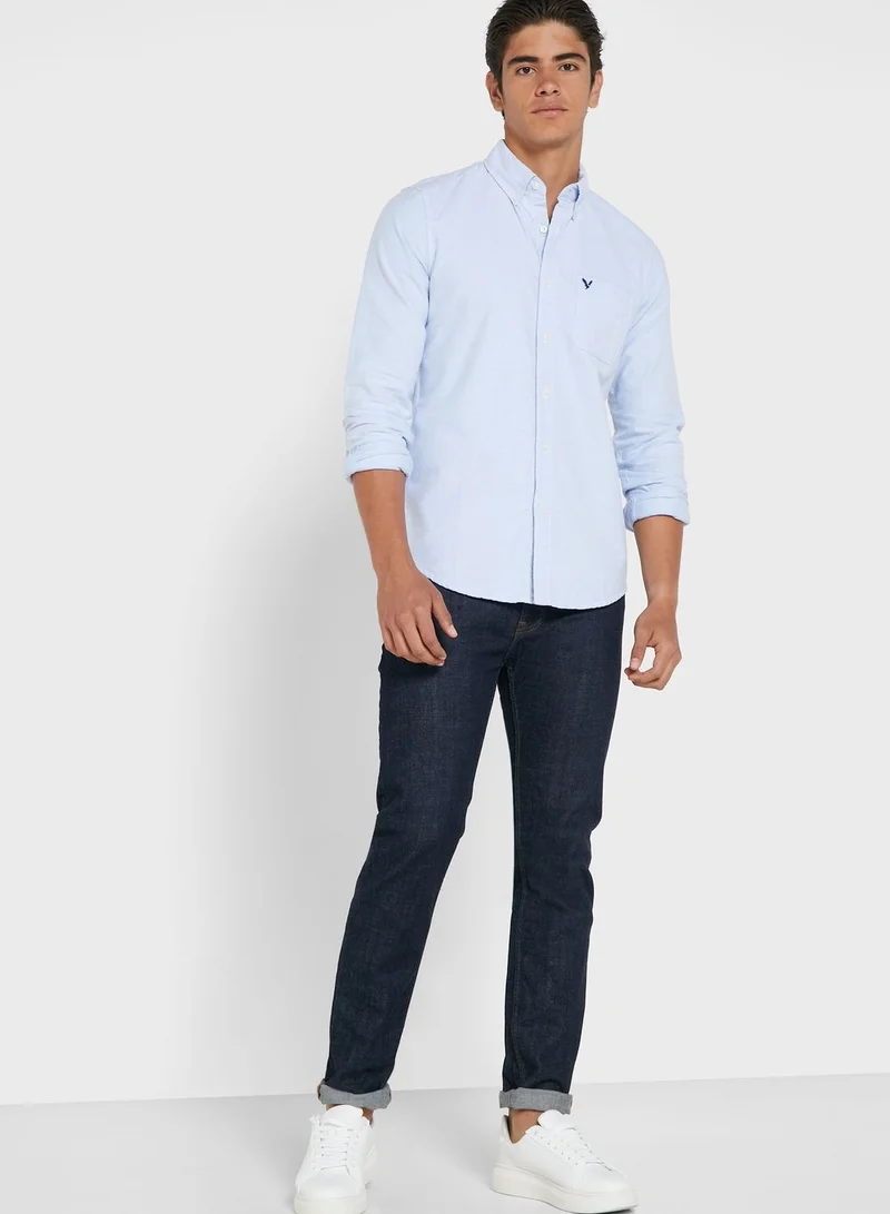 American Eagle Oxford Slim Fit Shirt
