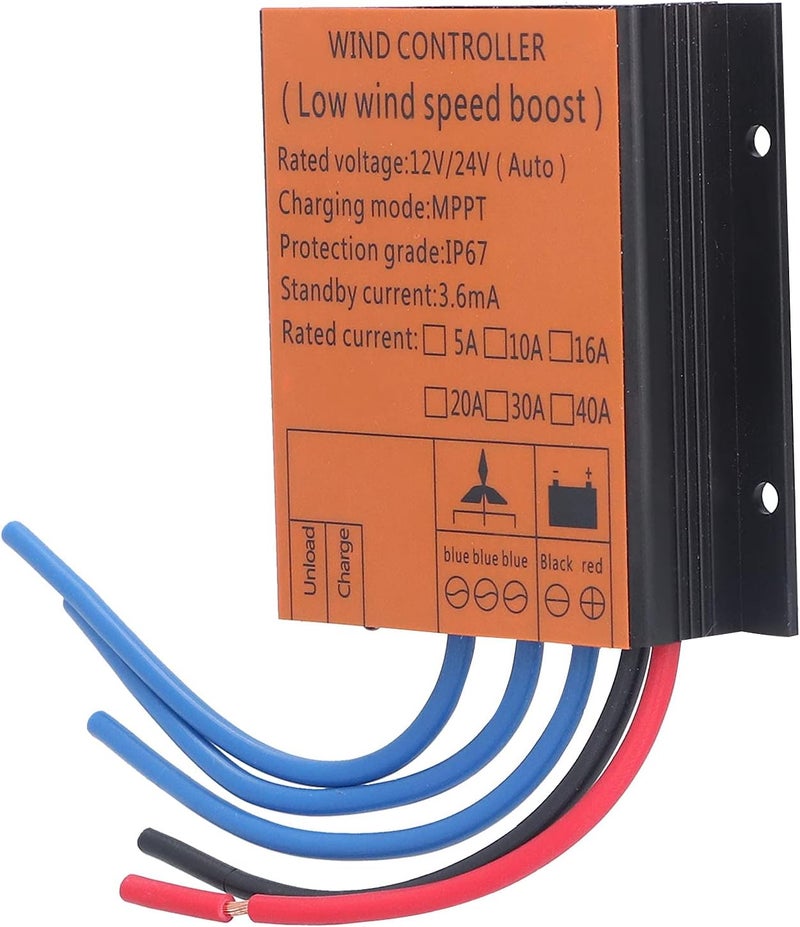 Wind Low Voltage Controller with Multiple Protections for Safe Charging and Long Term Use, Wind Charge Regulator for Offgrid System (30A) - Image 5