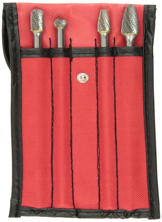 ATD Tools 8170 6" 4-Piece Shan Double Cut Carbide Burr Set - Image 3