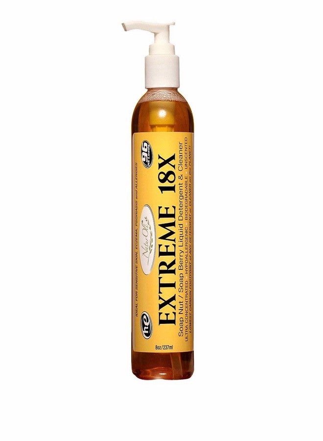 NaturOli EXTREME - 18X Soap Berry Liquid Laundry Soap - All Natural Detergent And Cleaner - Highly-Concentrated, Sulfate-Free, Allergy-free, Unscented. - Image 1
