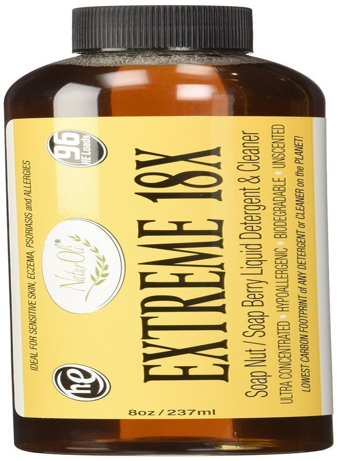 NaturOli EXTREME - 18X Soap Berry Liquid Laundry Soap - All Natural Detergent And Cleaner - Highly-Concentrated, Sulfate-Free, Allergy-free, Unscented. - Image 3