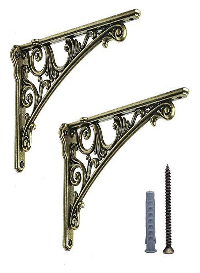 HARPOON Shelf Brackets, Wheelbase 200 mm 2 Pack Gold - Image 1